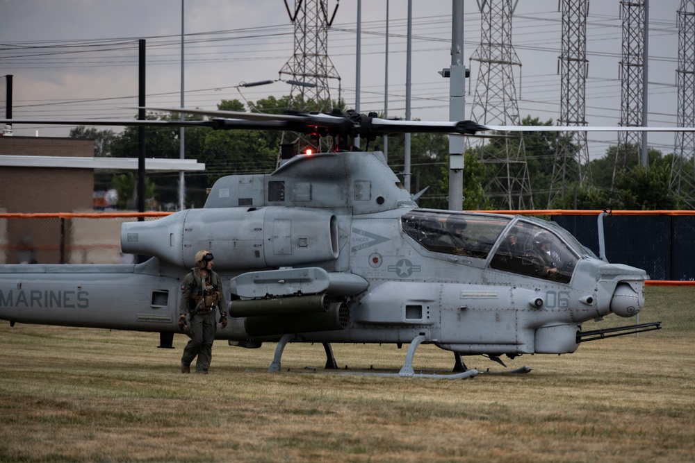 Marine 250 Romeoville High School Community Event