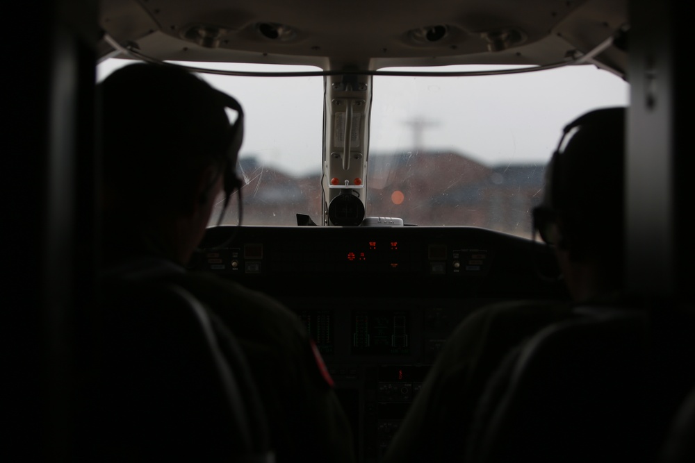 U.S. Marine Aircraft Group 41 Senior Leaders Visit Subordinate Units During Atlantic Alliance 25