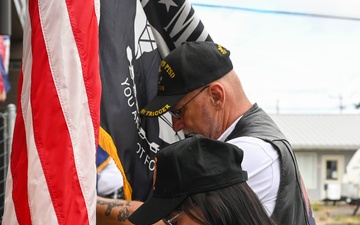 Blue and Gold Star Family Wall Dedication Ceremony