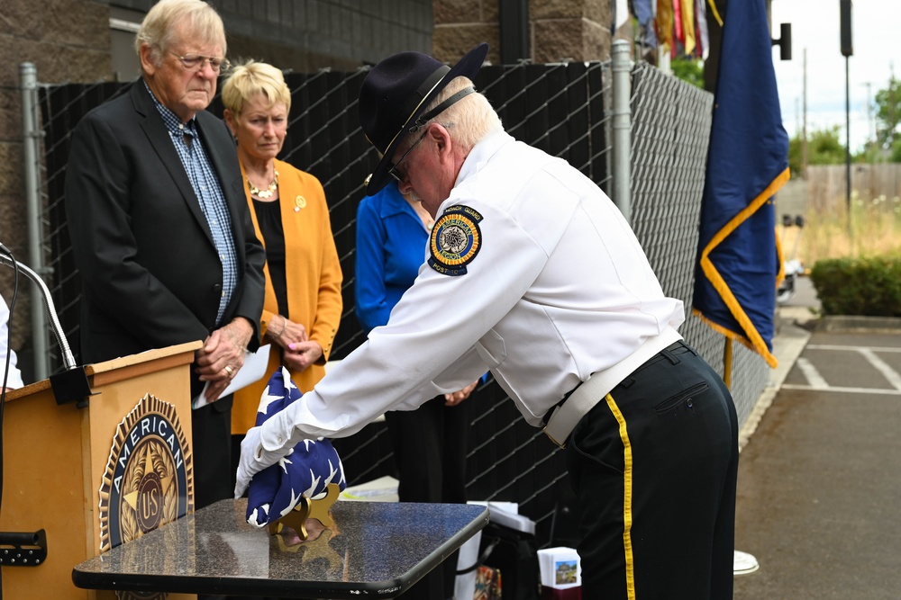 Blue and Gold Star Family Wall Dedication Ceremony