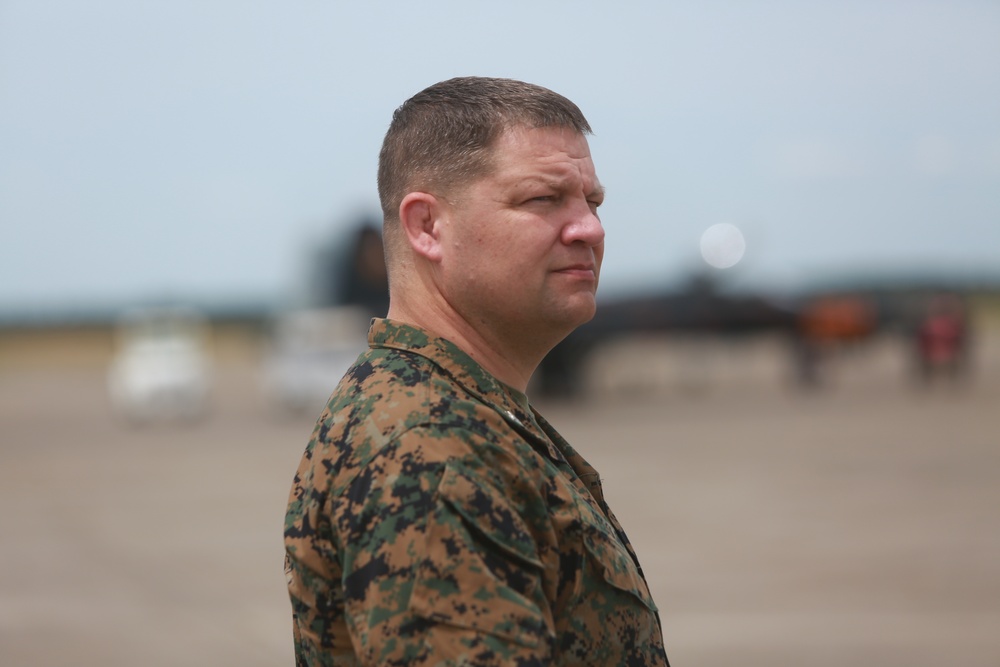 U.S. Marine Aircraft Group 41 Senior Leaders Visit Subordinate Units during Atlantic Alliance 25