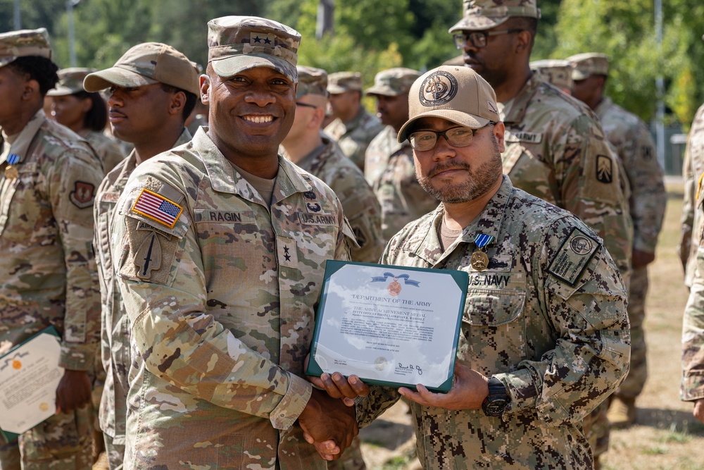 Warrior Transition Program Sailor Recognized by 21st Theater Sustainment Command