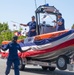 U.S. Coast Guard members march in annual Fourth of July parade