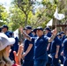U.S. Coast Guard members march in annual Fourth of July parade