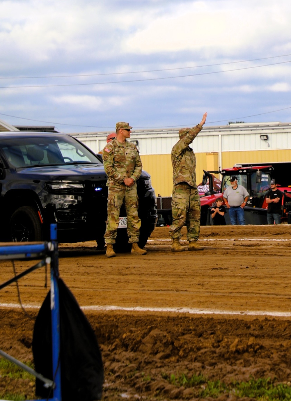 Fort McCoy leaders participate in community engagement at annual Tomah Tractor Pull
