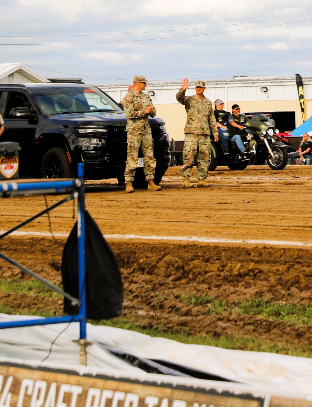Fort McCoy leaders participate in community engagement at annual Tomah Tractor Pull