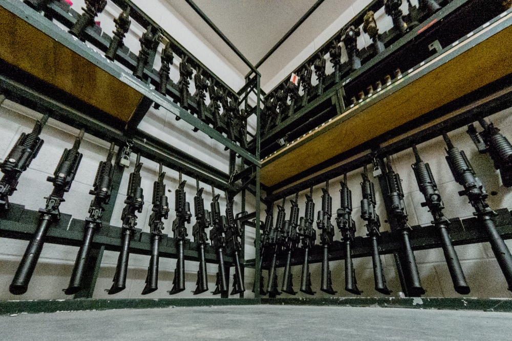 Holloman Combat Arms Training and Maintenance cadre make students and equipment ready for battle