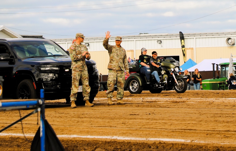 Fort McCoy leaders participate in community engagement at annual Tomah Tractor Pull