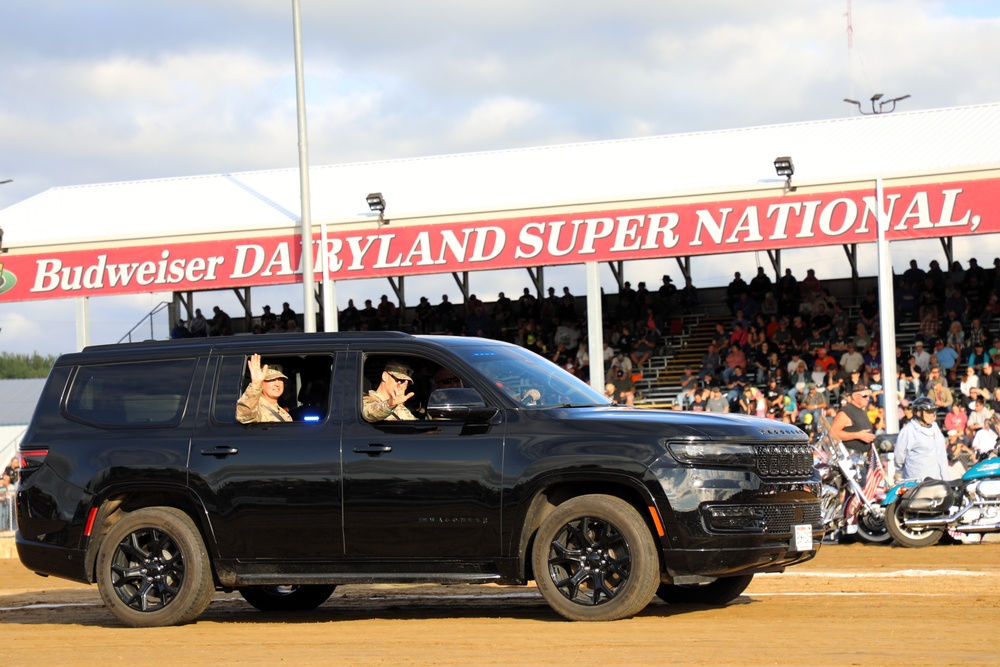 Fort McCoy leaders participate in community engagement at annual Tomah Tractor Pull
