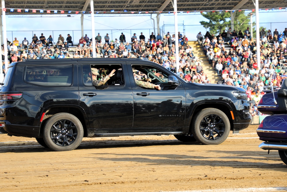 Fort McCoy leaders participate in community engagement at annual Tomah Tractor Pull