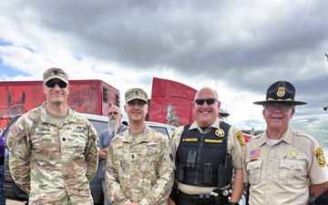 Fort McCoy leaders participate in community engagement at annual Tomah Tractor Pull