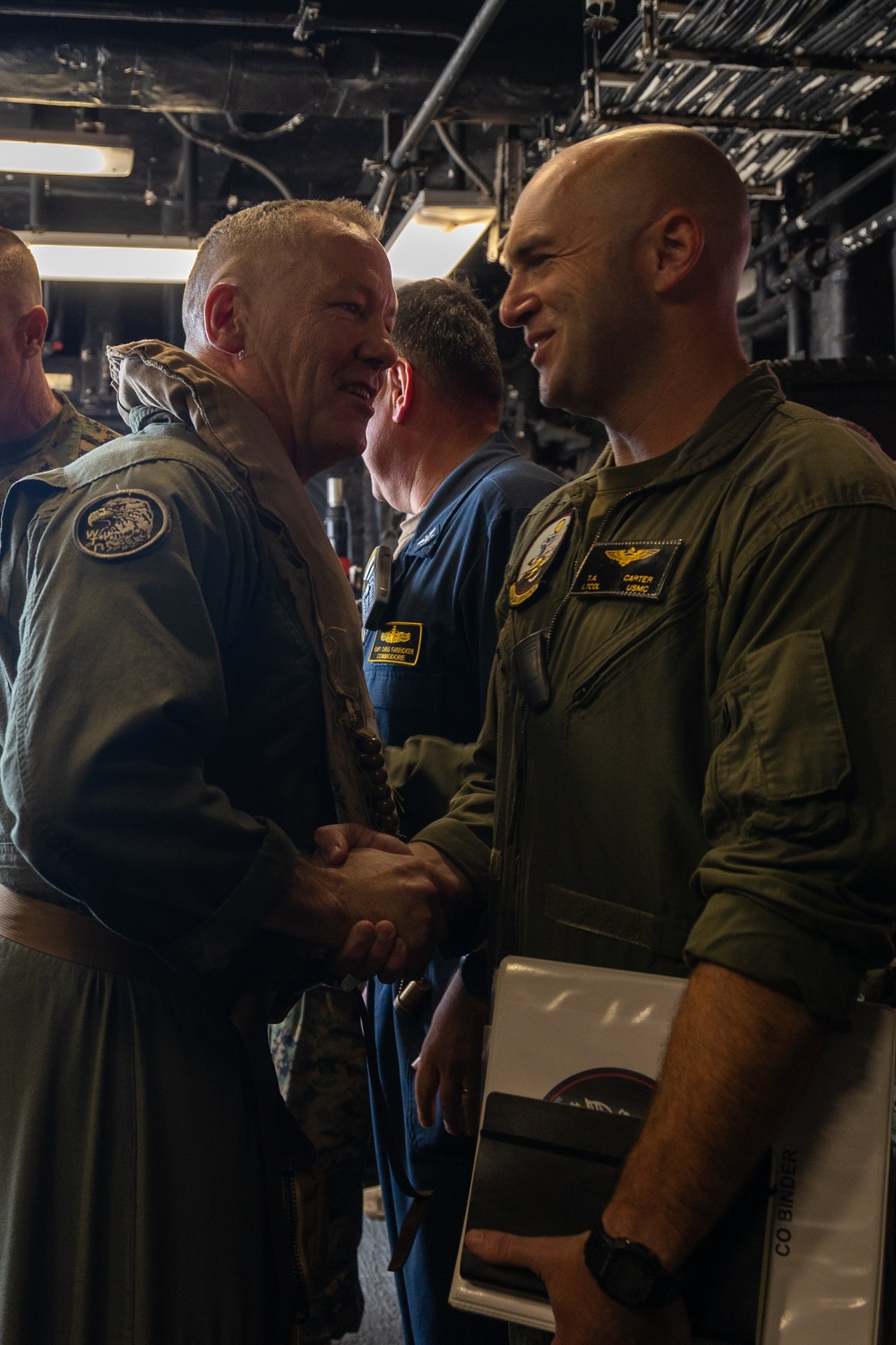 22nd MEU(SOC) | Major General Swan Visits USS Iwo Jima