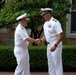 RADM LeClair visits SWSC, speaks to new Department Head graduates