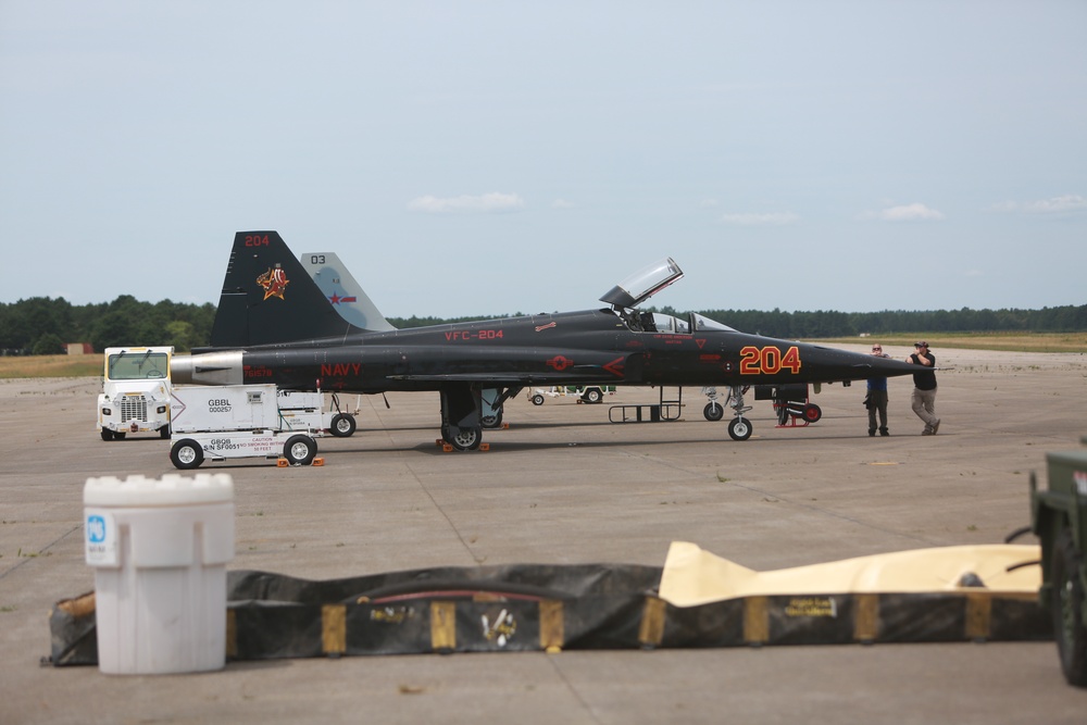 U.S. Marine Aircraft Group 41 Senior Leaders Visit Subordinate Units during Atlantic Alliance 25
