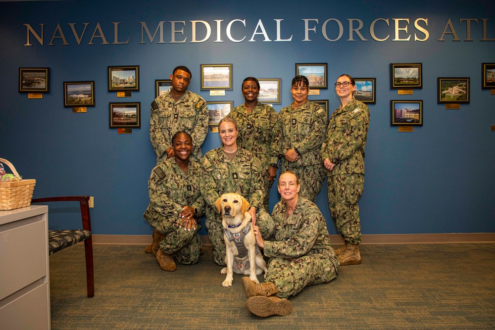 Cmdr. Ike visits Naval Medical Forces Atlantic
