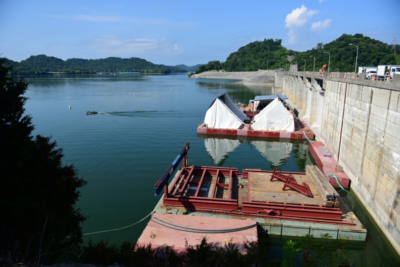 Highway over Center Hill Dam to close July 14 for spillway gate work