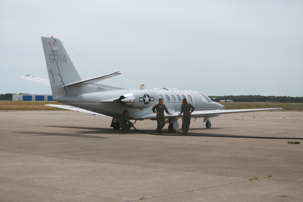 U.S. Marine Aircraft Group 41 Senior Leaders Visit Subordinate Units during Atlantic Alliance 25