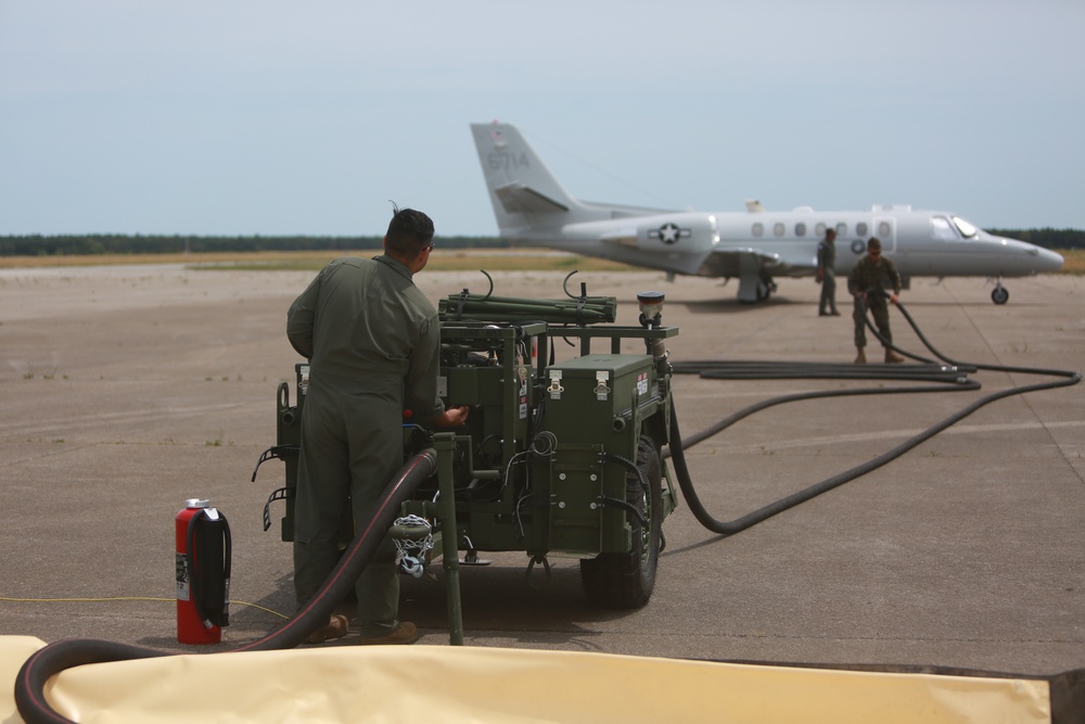 U.S. Marine Aircraft Group 41 Senior Leaders Visit Subordinate Units during Atlantic Alliance 25