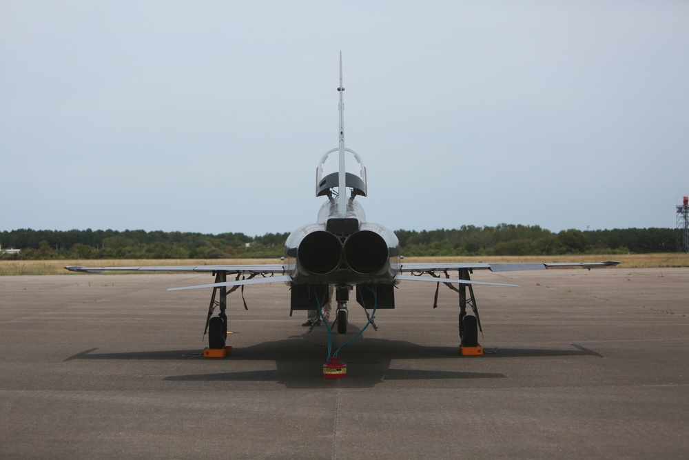 U.S. Marine Aircraft Group 41 Senior Leaders Visit Subordinate Units during Atlantic Alliance 25