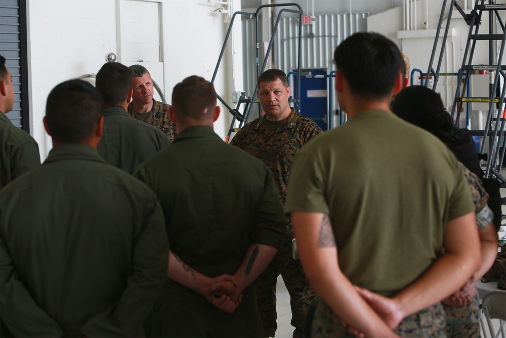 U.S. Marine Aircraft Group 41 Senior Leaders Visit Subordinate Units during Atlantic Alliance 25