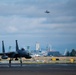 California and Oregon Air National Guard F-15s train in Portland, Ore.