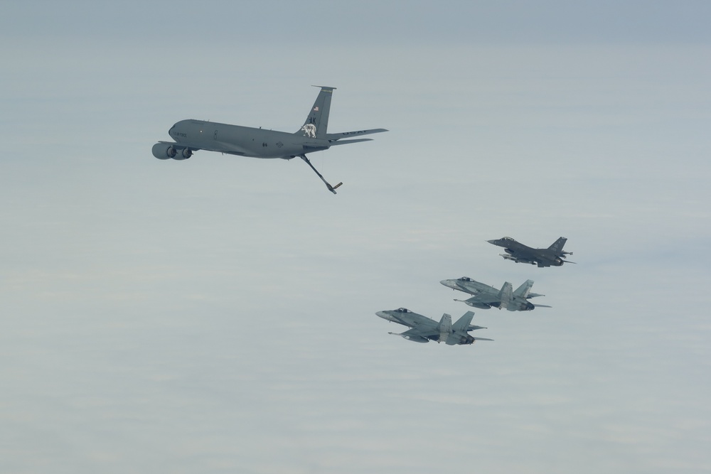 NORAD Binational Force Integration Over Alaska
