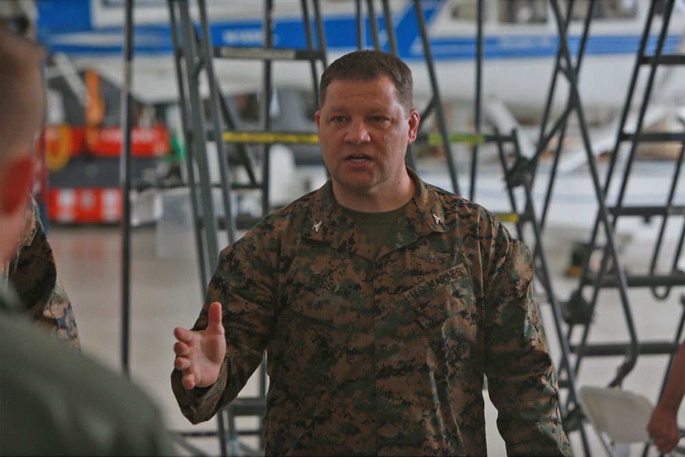 U.S. Marine Aircraft Group 41 Senior Leaders Visit Subordinate Units during Atlantic Alliance 25