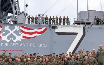 22nd MEU(SOC) | 39th Commandant of the Marine Corps Gen. Eric M. Smith Visits USS Iwo Jima
