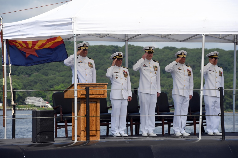 PCU Arizona holds change of command ceremony