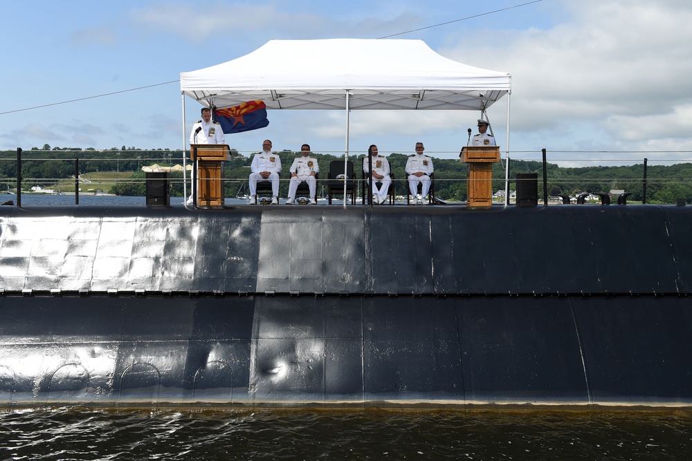 PCU Arizona holds change of command ceremony