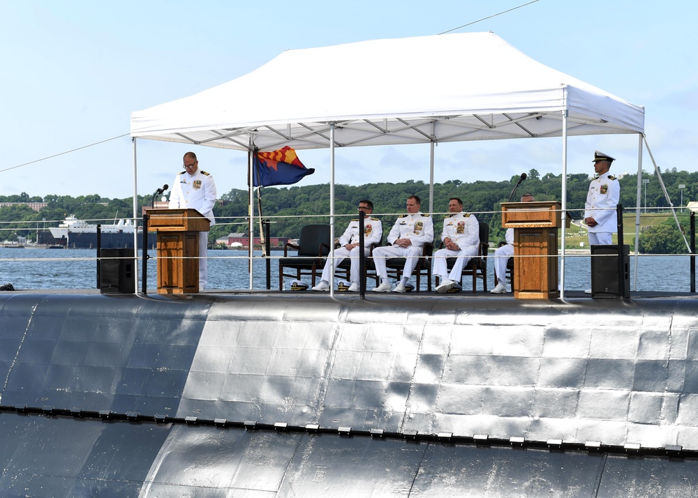PCU Arizona holds change of command ceremony