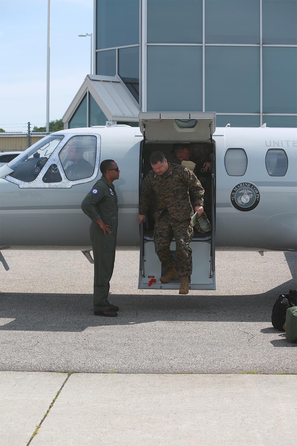 U.S. Marine Aircraft Group 41 Senior Leaders Visit Subordinate Units during Atlantic Alliance 25