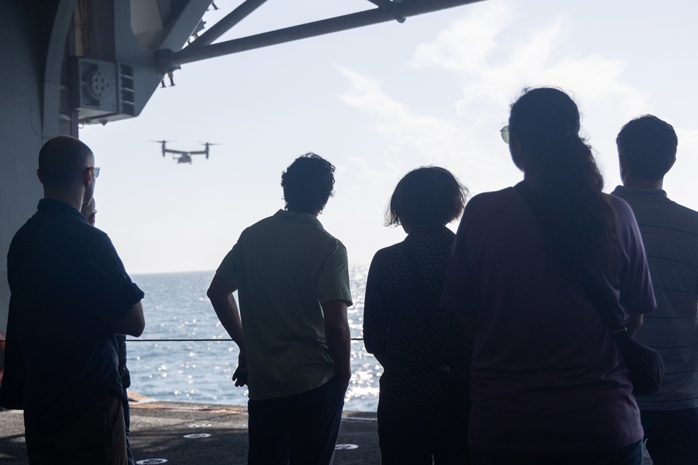 22nd MEU(SOC) | OSD CAPE and OUSD(P) Visits USS Iwo Jima