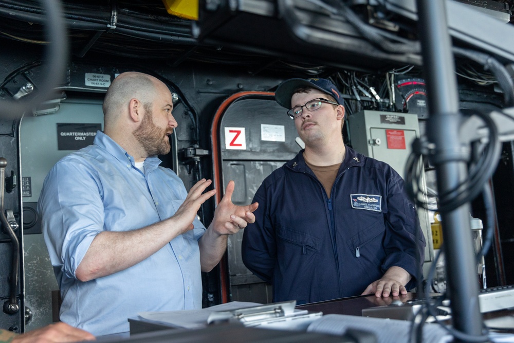 22nd MEU(SOC) | OSD CAPE and OUSD(P) Visits USS Iwo Jima