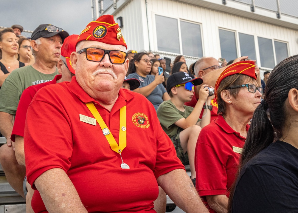 Quantico Marine Band performs at Romeoville for Chicago Marine Week