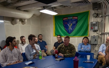22nd MEU(SOC) | OSD CAPE and OUSD(P) Visits USS Iwo Jima