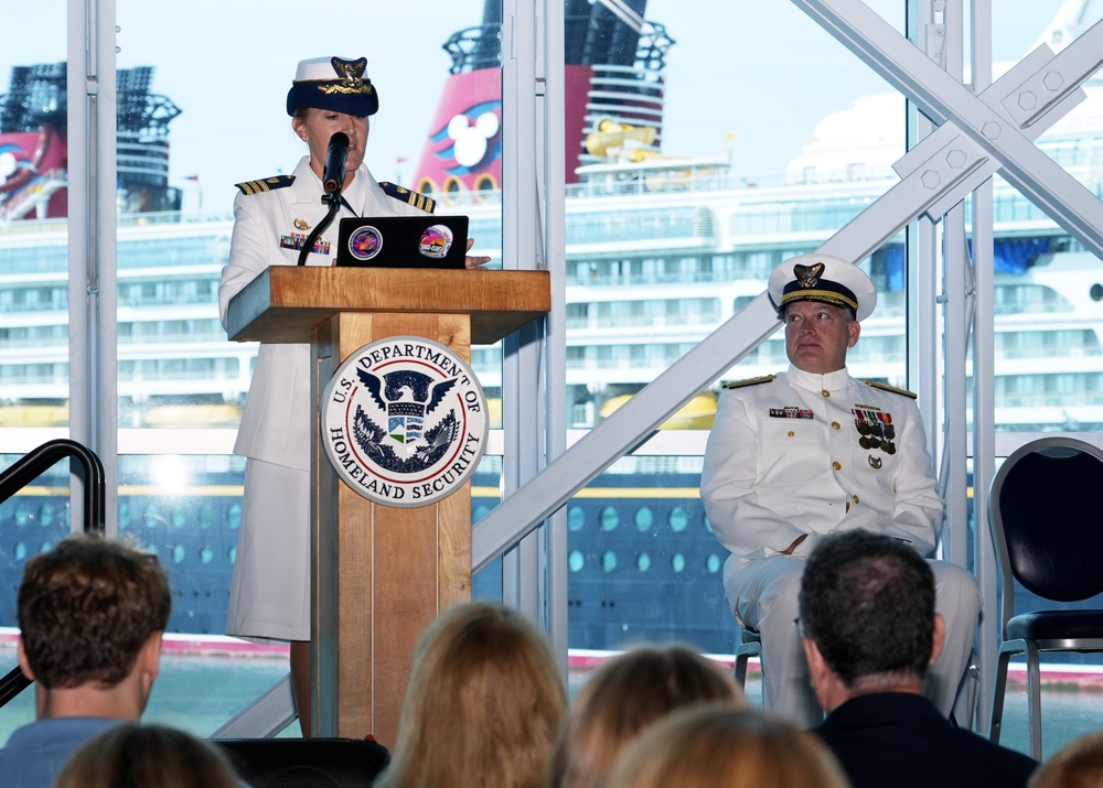 Coast Guard Marine Safety Unit Port Canaveral holds change of command ceremony