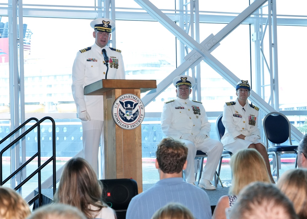 Coast Guard Marine Safety Unit Port Canaveral holds change of command ceremony