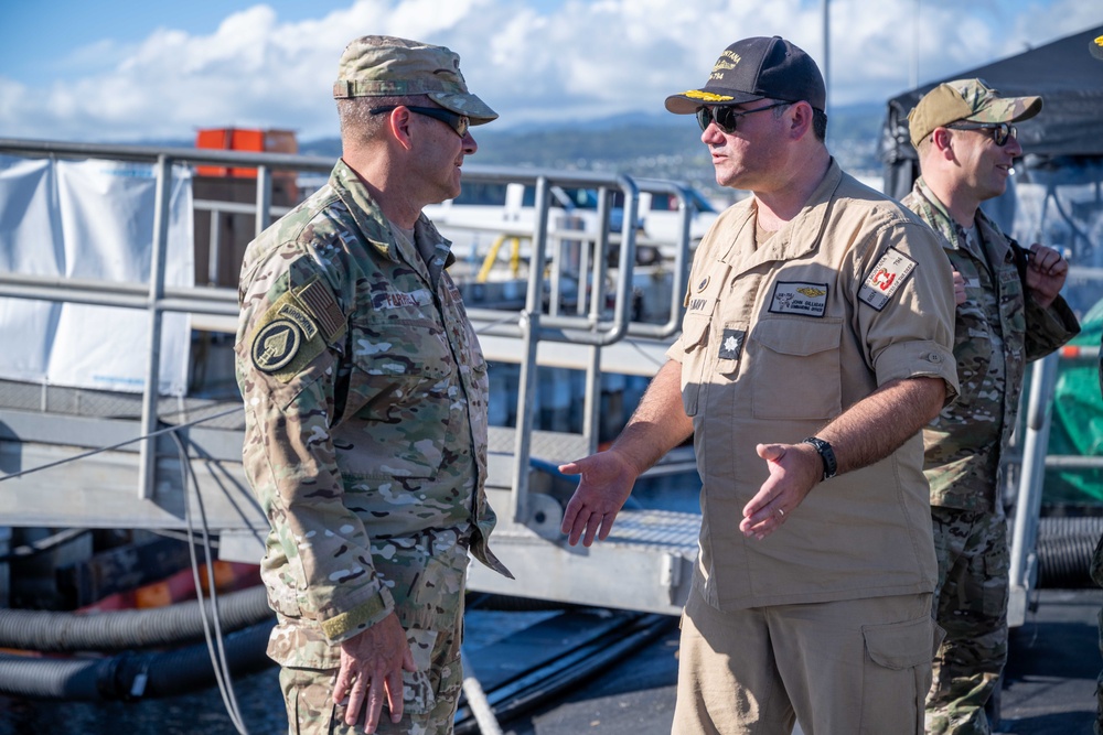 U.S. Special Operations Command Deputy Commander Lt. Gen. Sean Farrell Visits USS Montana (SSN 794)
