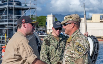 U.S. Special Operations Command Deputy Commander Lt. Gen. Sean Farrell Visits USS Montana (SSN 794)