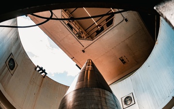 Hands-On Missile Maintenance: Airmen Train Inside Simulated Launch Tube