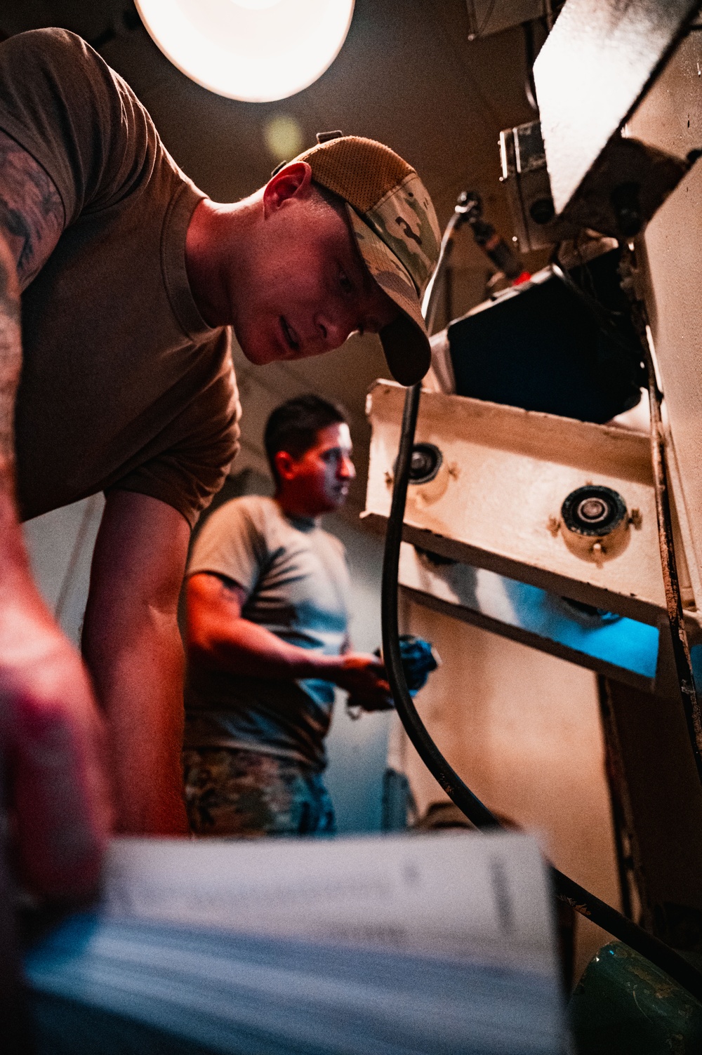 Hands-On Missile Maintenance: Airmen Train Inside Simulated Launch Tube