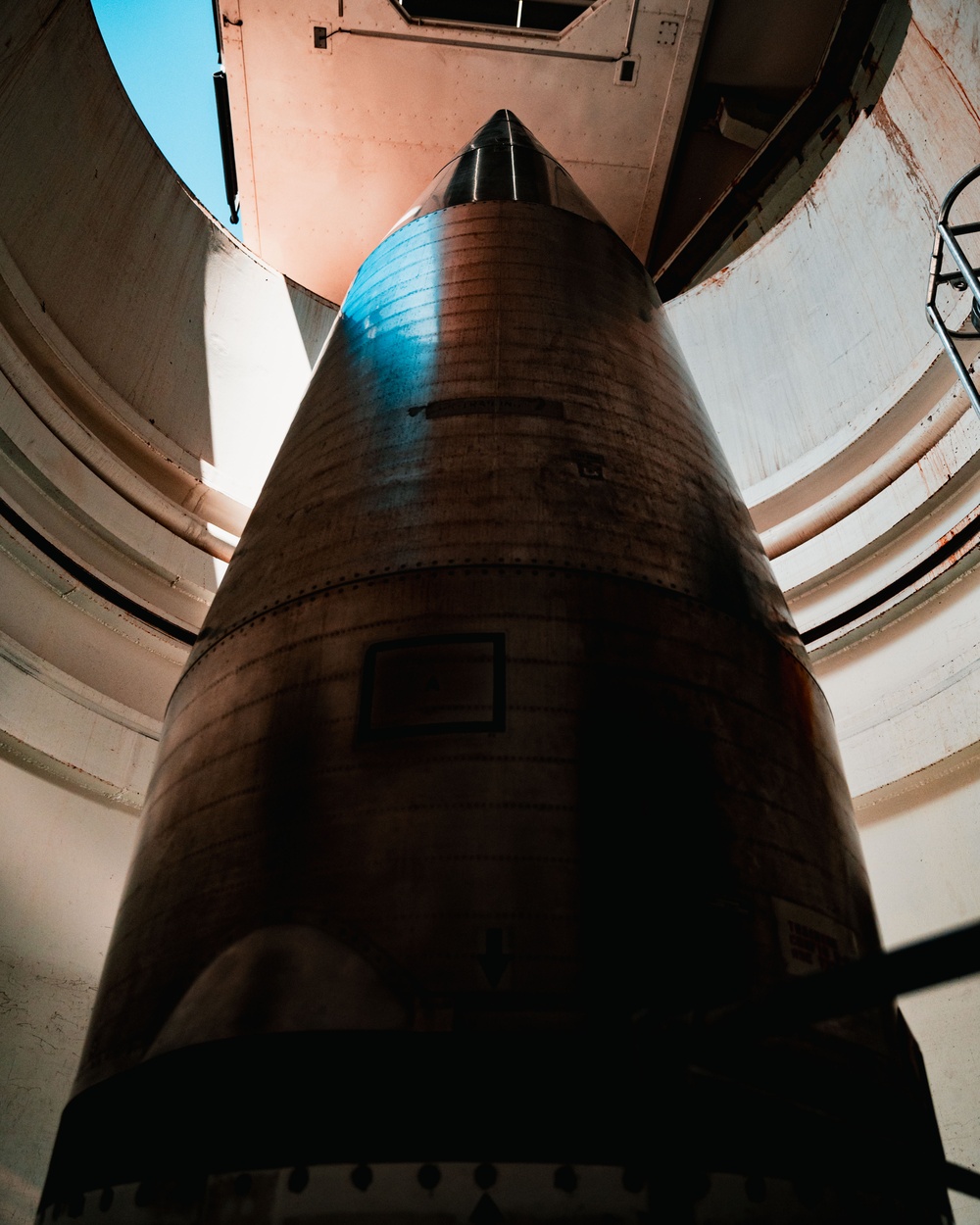 Hands-On Missile Maintenance: Airmen Train Inside Simulated Launch Tube
