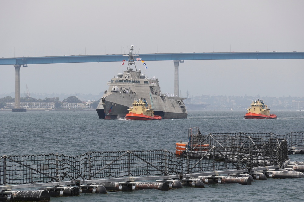 USS Omaha (LCS 12) Returns to Homeport