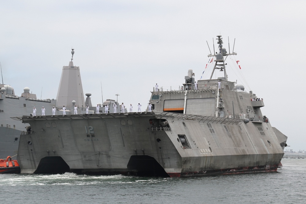 USS Omaha (LCS 12) Returns to Homeport