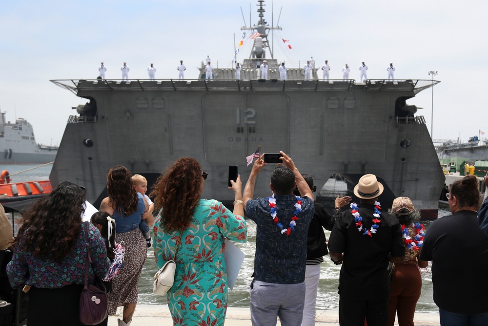 USS Omaha (LCS 12) Returns to Homeport