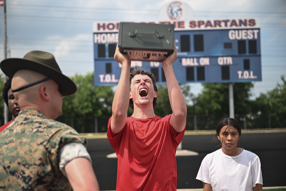 Marine Week Chicago 2025: Romeo High School Visit