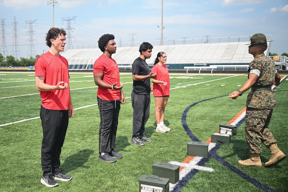 Marine Week Chicago 2025: Romeo High School Visit