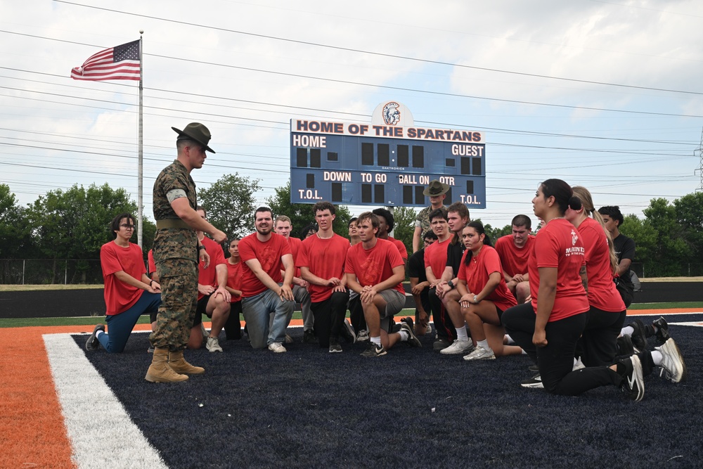 Marine Week Chicago 2025: Romeo High School Visit