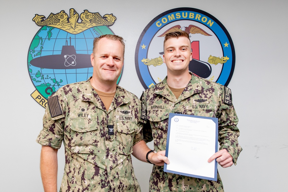 Commander, Submarine Squadron 11 Awards-At-Quarters